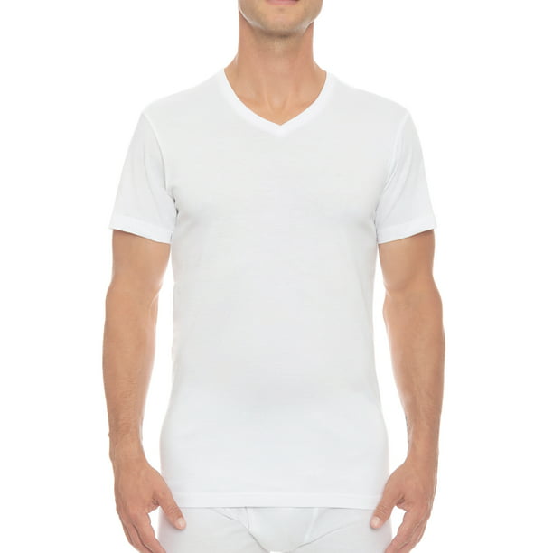 Mens Leisure Slim-fit Quick-Drying V-neckT-Shirt Vintage T-Shirt 